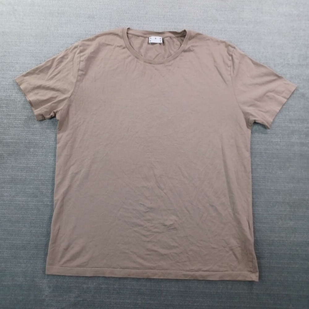 Classic Tan Crew Neck Short Sleeve Tee